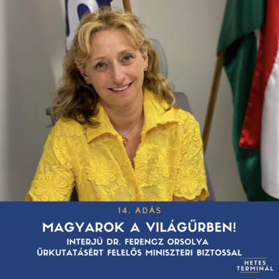 #14 - Magyarok a világűrben! - interjú Dr. Ferencz Orsolya űrkutatásért felelős miniszteri biztossal