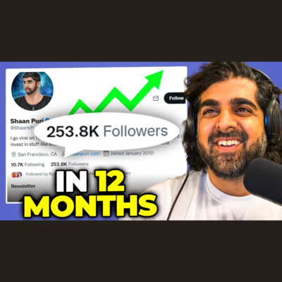 How I Growth Hacked My Twitter Account To 253,000 Followers in 12 Months episode artwork