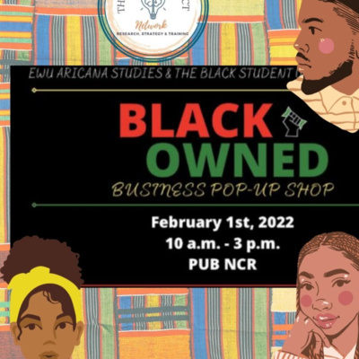 Black Popup Shop hosted by Eastern Washington State University 