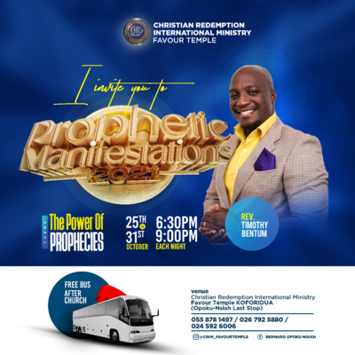 Snr. Prophet Bernard Opoku Nsiah