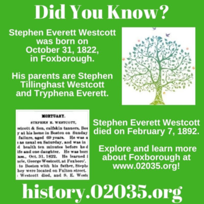 Today In Foxborough History (October 31)