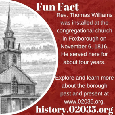 Today In Foxborough History (November 6)