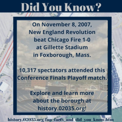 Today In Foxborough History (November 8)