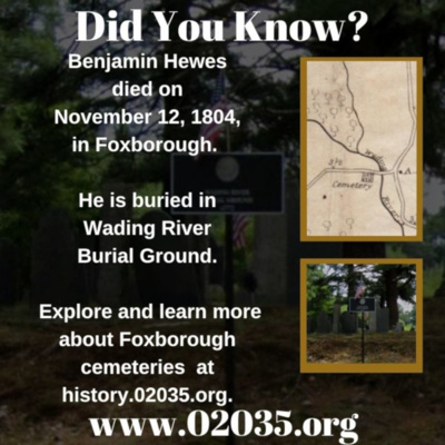 Today In Foxborough History (November 12)