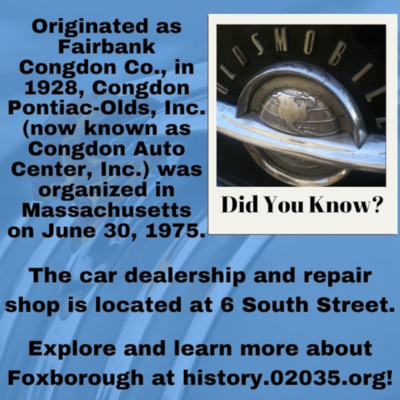 Today In Foxborough History (June 30)
