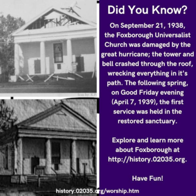 Today In Foxborough History (September 21)