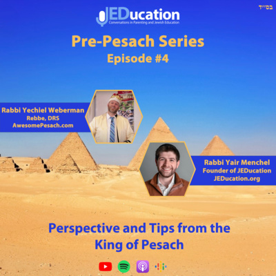 Pre-Pesach Series #4 - Rabbi Yechiel Weberman - Perspective and Tips from the King of Pesach