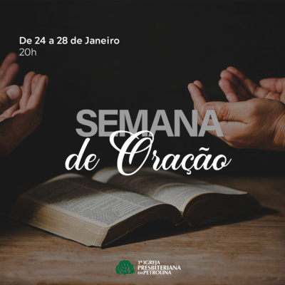 Dia 28 - encerramento - Semana de oração de 24 a 28 de janeiro de 2022, às 20h. - Rev.Ronilson episode artwork