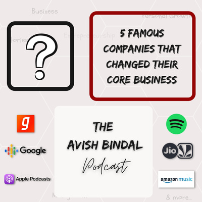 5 Famous companies that changed their core business (Hindi) 5 Famous companies that changed their core business (Hindi)