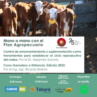 Portada de Mano a Mano con el Plan Agropecuario