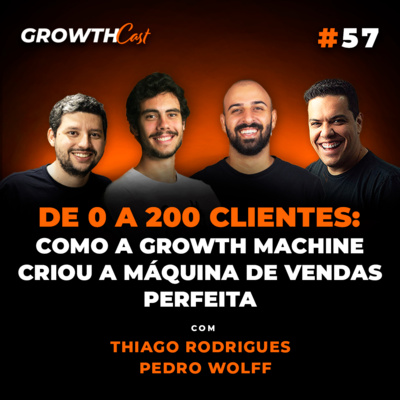 GrowthCast #57 | De 0 a 200 clientes: como a Growth Machine criou a máquina de vendas perfeita episode artwork