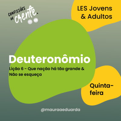 Podcast Confissões de Crente