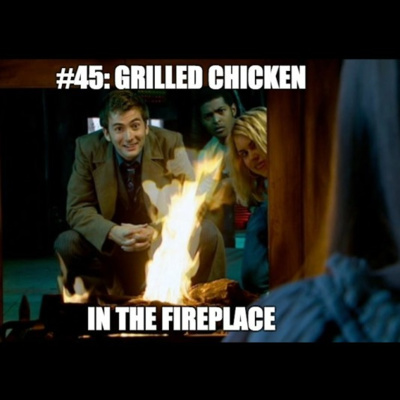 #045 Grilled Chicken in the Fireplace