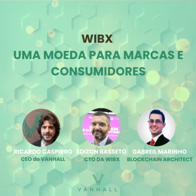 EP 34 - Wibx uma moeda para marcas e consumidores com Ricardo Caspirro | CEO do Vanhall, Edizon Basseto | CTO da Wiboo e Gabriel Marinho | Blockchain Arthitect da Wiboo