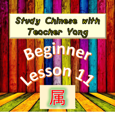 Ep.191 Beginner Lesson 11 属 shǔ (English version) episode artwork