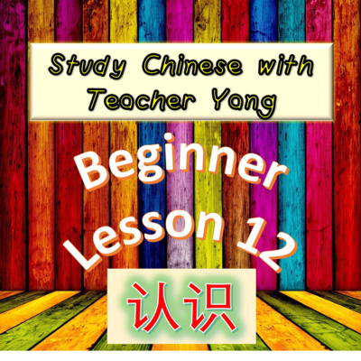Study Chinese with Teacher Yang