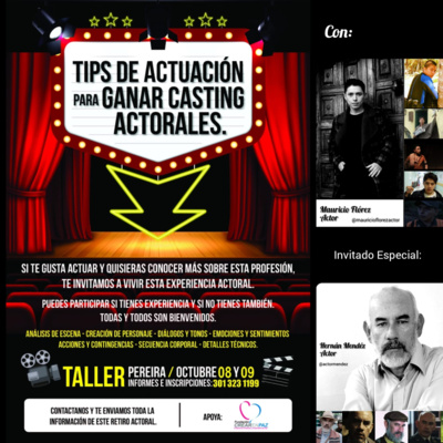 Taller 'Tips para ganar castings actorales'
