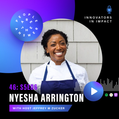 S5E6 (46): Chef Nyesha Arrington on breaking barriers with thoughtful food episode artwork