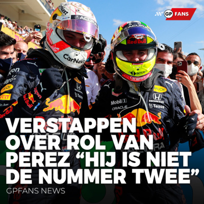 Verstappen over rol van Pérez: "Hij is niet de nummer twee" | GPFans News episode artwork