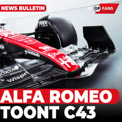 Alfa Romeo presenteert C43, geen plek voor Binotto bij Red Bull Racing | GPFans News episode artwork