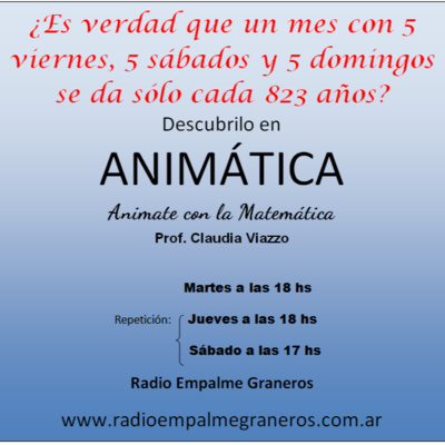 ANIMÁTICA: Animate con la matemática