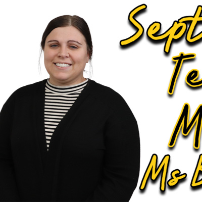 September Teacher/Staff Member of the Month - Ms. Rachel Bohannan ICHS/ICMS Agriculture Teacher