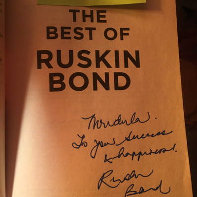 Ruskin Bond - Upon an old wall dreaming, The Thief and These Simple Things.