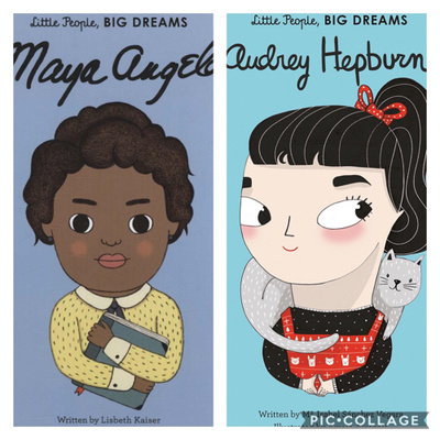 Little People Big Dreams - Maya Angelou and Audrey Hepburn