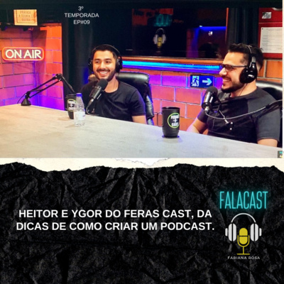 Heitor e Ygor do Feras Cast, da dicas de como criar um podcast episode artwork