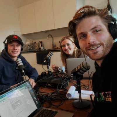 Druk een podcast