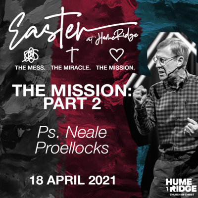 The Mess, The Miracle, The Mission: The Mission (Pt 2) | Neale Proellocks