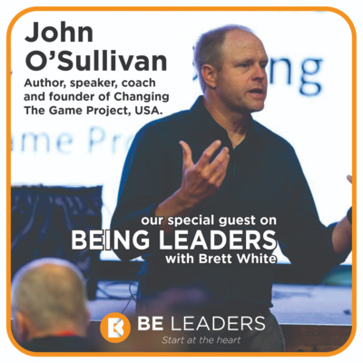 Daily failures & the fear of being found out: Brett with John O'Sullivan, founder of Changing the Game Project, USA.