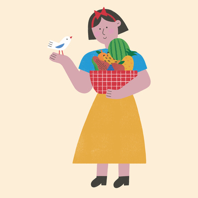 Branca de Neve e as 7 frutas