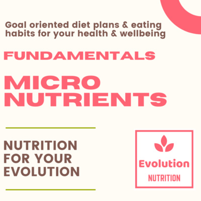 EPISODE 4. Fundamentals: micro nutrients EPISODE 4. Fundamentals: micro nutrients