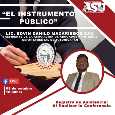 VOLUNTARIADO ASU CUNOC #CONFERENCIAS |