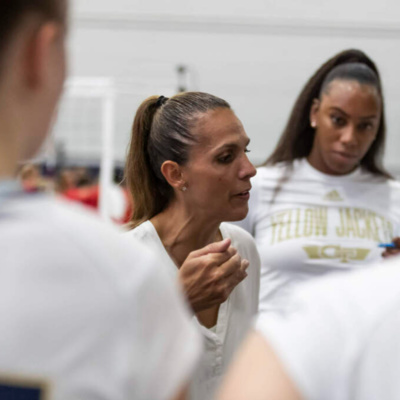 Fighting Peaches: Georgia Tech volleyball Michelle Collier pre-Clemson home interview (11.23.21)