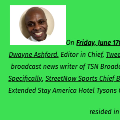TSN Broadcasting today June 17th Prior Days Terry Dwayne Ashford Left Room 347, Extended Stay America Hotel, Written Reports Days Held episode artwork