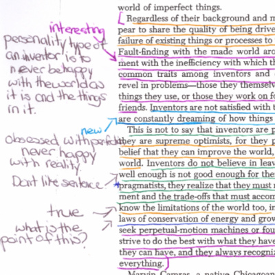 Episode 2 Annotating texts for better reading comprehension