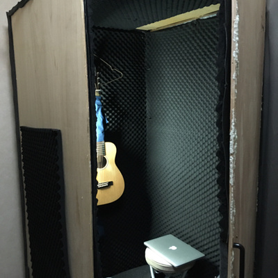 自作防音室、復活しました。やっぱ最高。