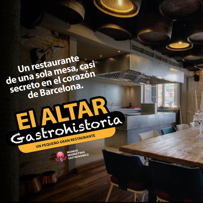 #134 - Gastrohistoria: El ALTAR, un restaurante de una sola mesa escondido en Barcelona. episode artwork