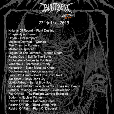 Portada de Blast Beat 105