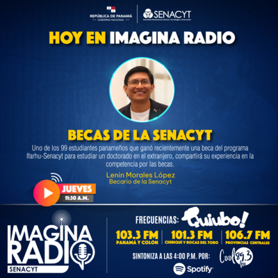 Imagina Radio- Becas y Matemáticas- Lenin Morales López y Lurys Herrera