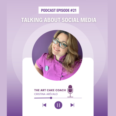 Talking about Social Media as cake artists