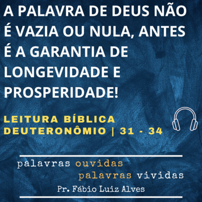 PALAVRAS OUVIDAS E VIVIDAS