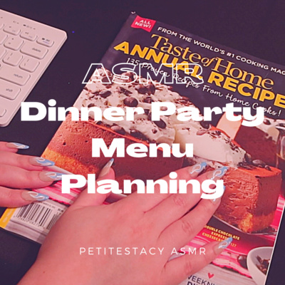 ASMR Dinner Party Menu Planning Roleplay📓👩🏻🍳 Soft Spoken, Page Flipping, Keyboard Typing ASMR Dinner Party Menu Planning Roleplay📓👩🏻🍳 Soft Spoken, Page Flipping, Keyboard Typing