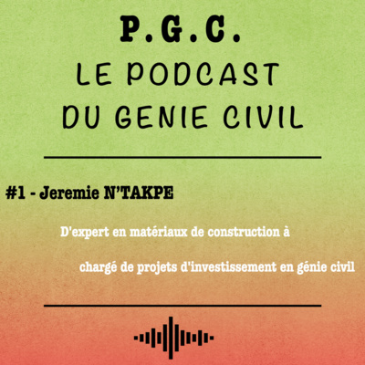 • #1 - Jeremie N'TAKPE - D'expert en matériaux de construction à chargé de projets d'investissement en génie civil