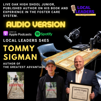 Talking Foster Care, Bi Polar Disorder, Published Author at 17! Tommy Sigman's Amazing Story!