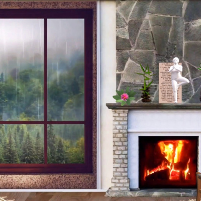 Cozy Study Nook Ambience | Soothing Rain On Window Sounds For Sleeping In A Warm & Cozy Study Nook episode artwork