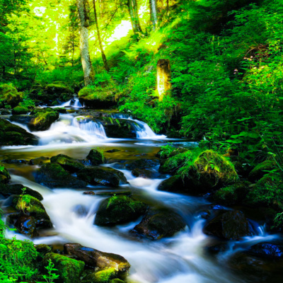 Forest Creek Sounds | 8 Hours | Sleep, Relax, Focus or Meditation