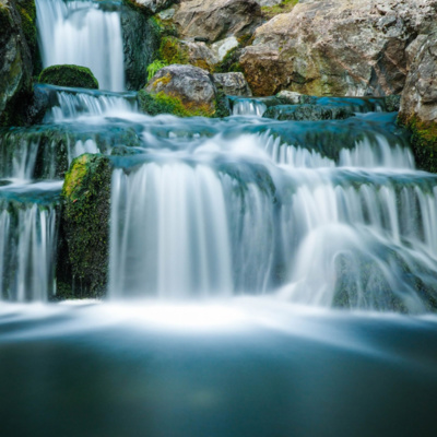 Soothing Waterfall White Noise (8 Hours)| Nature Sounds to Relieve Stress  episode artwork